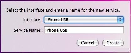 iPhone4S如何通过USB设置网络共享