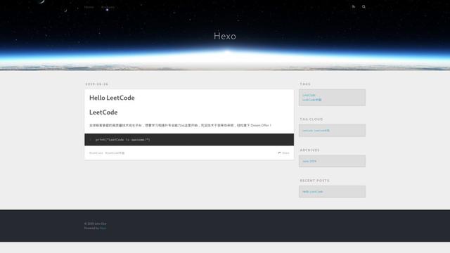 程序员如何快速搭建个人独立博客?