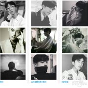 qq头像男生黑白