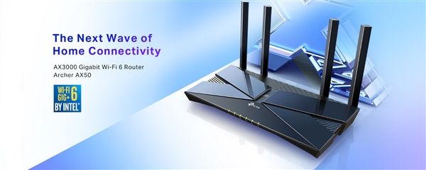 tp-link发布首款ax3000 wi-fi 6无线路由ax50:极速3gbps,五千兆口