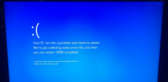 电脑蓝屏