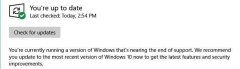 Win 10 v1803即将停止支持 开始推动用户更新到下个版本