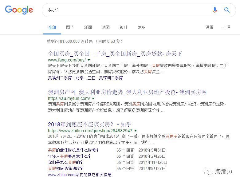 六六微博吐槽搜索结果广告太多反应了一个事实