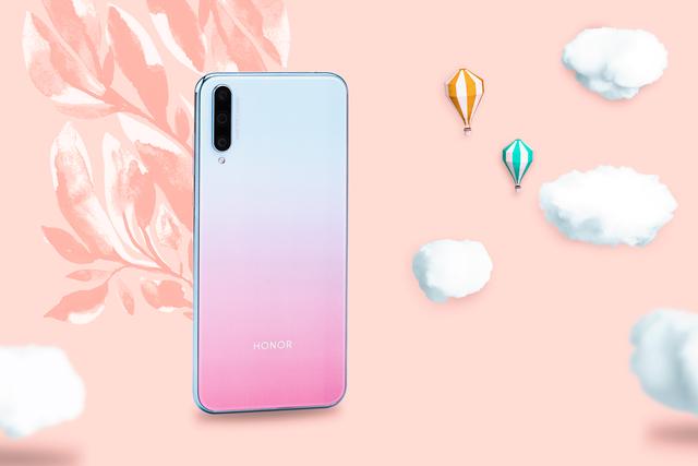 荣耀20青春版图赏：幻彩渐变超级柔美