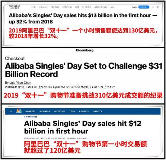 双十一1分36秒破百亿！老外以为假新闻，台媒强行尬黑逗乐网友