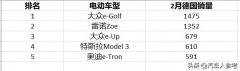 2月我国电动汽车进入至暗时刻，德国要超中国成为第一？