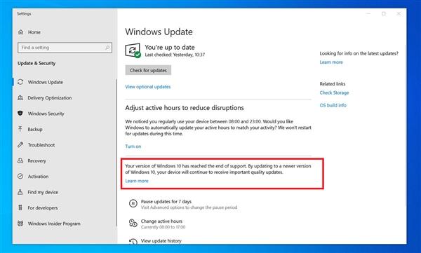 催促用户尽快升级 Win10“死亡通知”来了