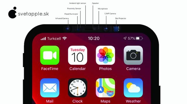 无刘海版iPhone 12 Pro？外媒曝光苹果设计图，真全面屏有点丑