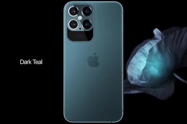 iPhone 12 Pro最新概念图：五摄相机模组也带下巴