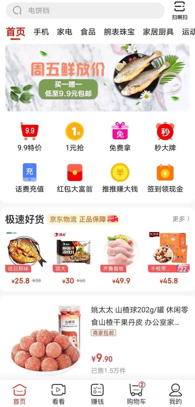 京东极速下沉