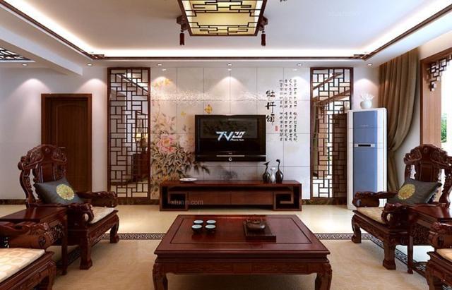 中式电视墙的设计技巧，不同画面带给你舒畅辽阔之感，越看越喜欢