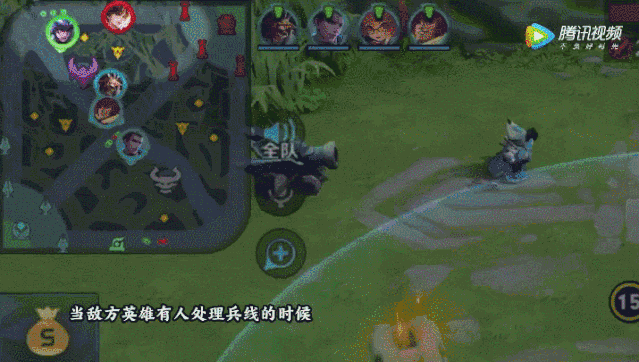 王者荣耀：边路牵制，逆势还能翻盘，王者就是运营兵线推塔游戏