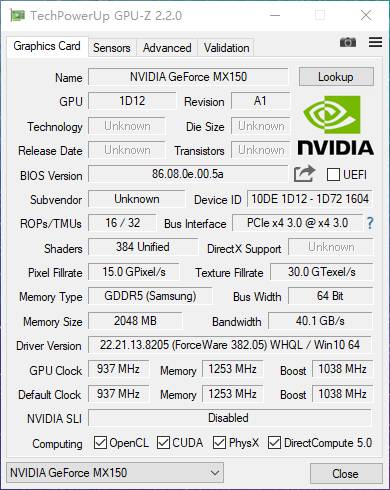 MX150显卡和GTX1050哪个好