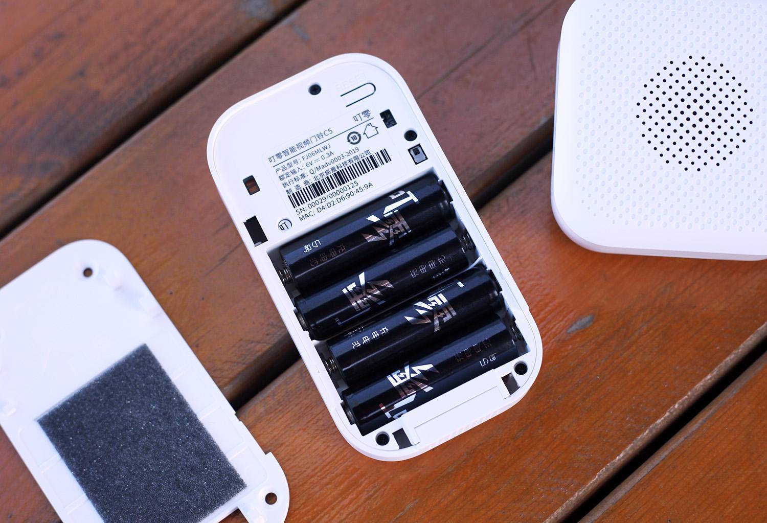 让你的家门多只“眼”!叮零智能门铃C5套装体验