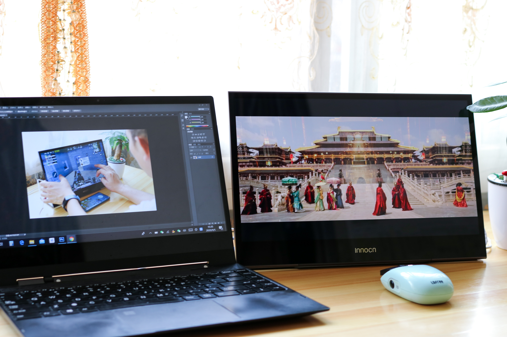 快速让华为手机变成一台电脑，INNOCN便携显示器的更多玩法