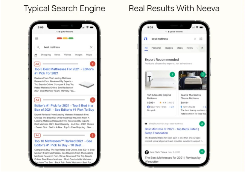 全球首个隐私型、无广告搜索引擎 Neeva 发布