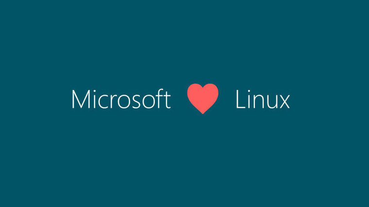 微软宣布暂停自家 Windows 容器的 SQL Server:去用 Linux 版吧 Microsoft and Linux written on the left and right respectively with a heart icon in the middle