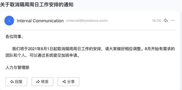 互联网行业反内卷,大小周、996、007 本不该出现