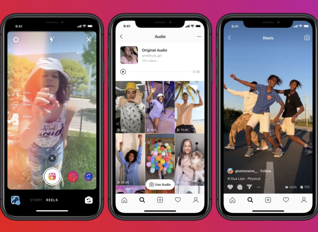 Instagram 追赶 TikTok