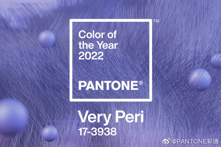PANTONE 彩通公布 2022 年度代表色:长春花蓝