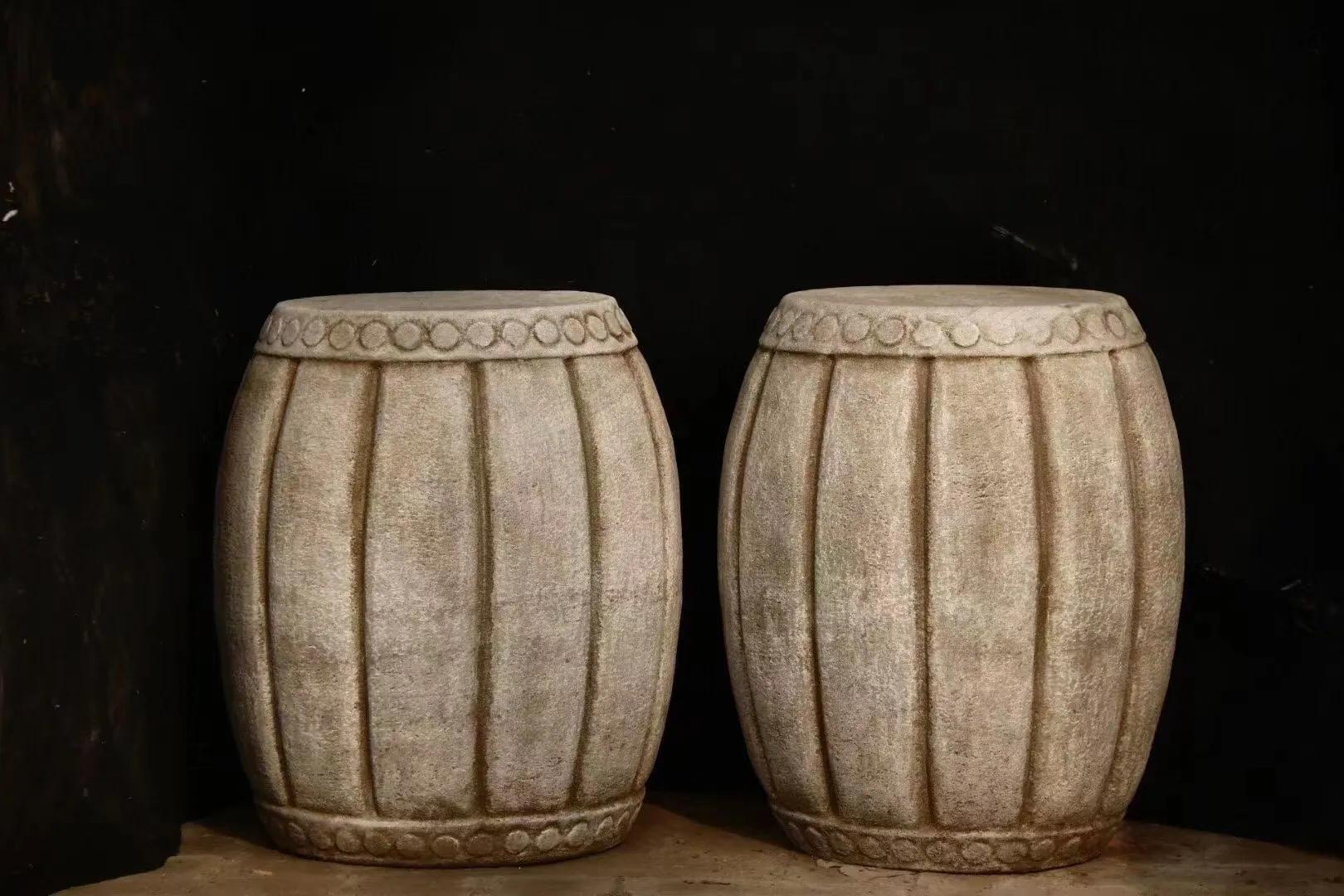 石鼓一套 汉白玉