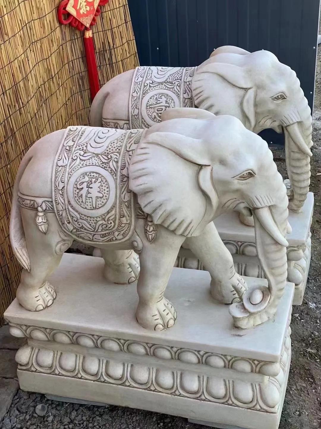 汉白玉大象