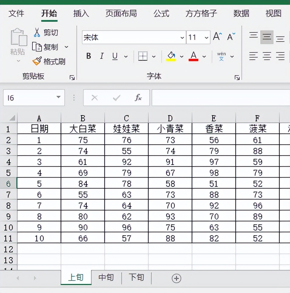 如何将几个表格合并