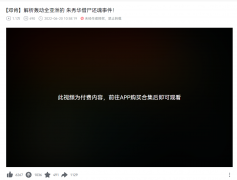 B站上线首个来自 UP 主的付费观看视频