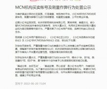 小红书处置多家 MCN 和部分作者，打击买卖账号