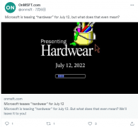 微软预热“hardwear”新品，将于 7 月 12 日发布!