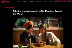 Netflix 电影 / 电视节目已支持空间音频