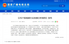 广电总局发布分析报告：短视频低俗庸俗媚俗明显改观