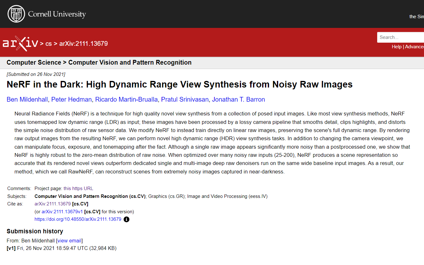 谷歌相机逆天 AI 夜景拍照新技术 RawNeRF 亮相:完美降噪,还能合成 3D 视角