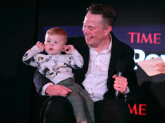 板埃隆?马斯克 (Elon Musk) 有了一名“新员工” 2 岁儿子 X