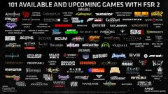 AMD FSR 2.0 现已适用于 101 款游戏，FSR 家族支持 230 款
