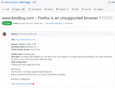 Firefox 火狐浏览器被误识别为微软 IE 11