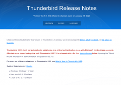Thunderbird 102.7.0 发布