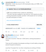 马斯克：Twitter 活跃在职员工人数约 2300 人