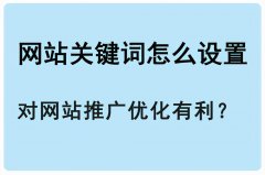 网站关键词怎么设置对网站推广优化！