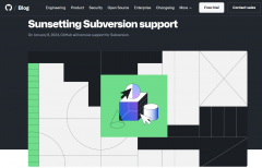 GitHub 将于明年停止支持 Subversion（SVN）