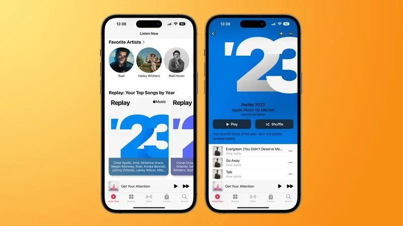苹果现已推出 Apple Music Replay(音乐回忆)2023 活动