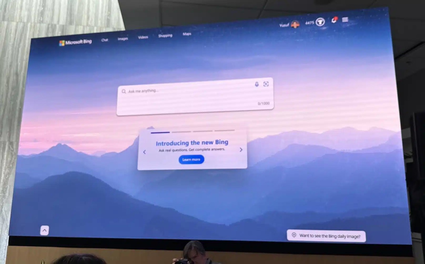 Microsoft Bing previews its new search engine with ChatGPT