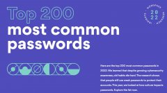 NordPass 报告最常用 200 个密码：“password”登顶