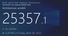 微软发布 Win11 Build 25357 预览版更新